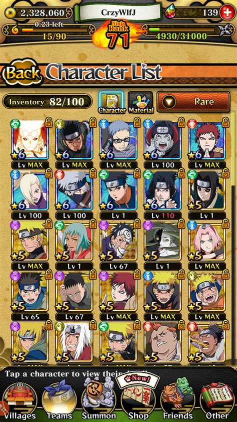 naruto blazing|naruto blazing character list.
